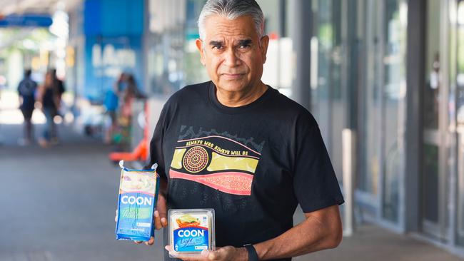 Dr Stephen Hagan, photographed in Darwin, is campaigning to have to have Coon Cheese renamed. Picture: Lenn Campbell