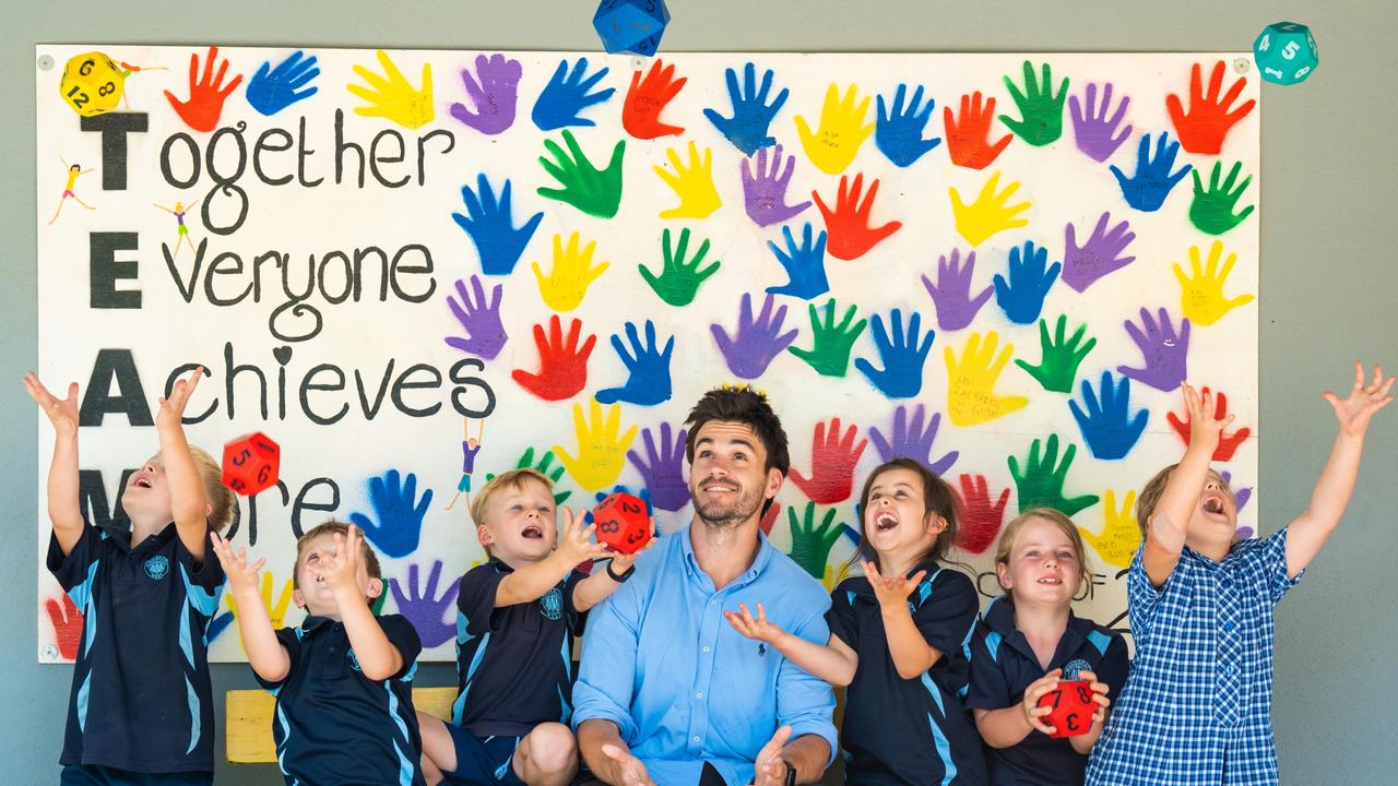 Wangaratta West Primary School Teacher Xavier Norden wants to help his students develop a better understanding of maths. Photo: Simon Dallinger