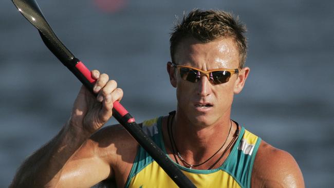 Australian Nathan Baggaley in action at the Athens Olympic Game. Picture: AFP