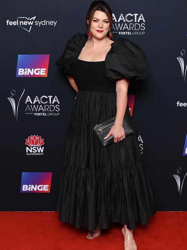 Sarah Hanson-Young attends the 2022 AACTA Awards. Picture: Brendon Thorne