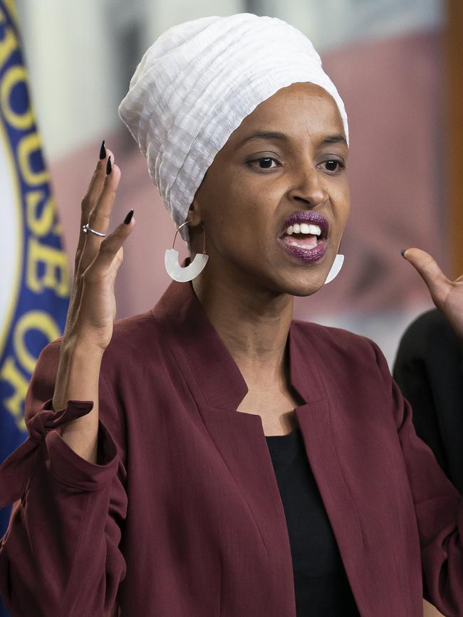 US Representative Ilhan Omar responds to Donald Trump’s remarks.