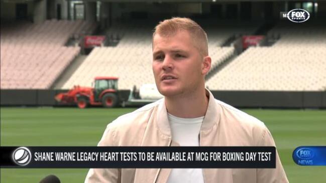 Heart tests available at Boxing Day Test for Shane Warne Legacy