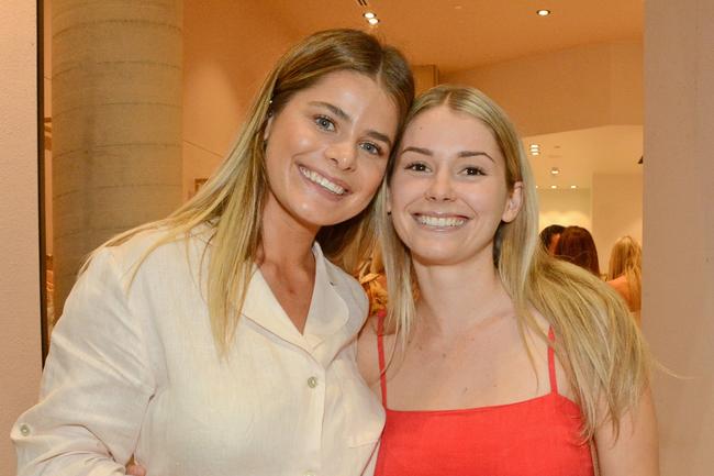 Hannah Martin and Yvette O’Shea at opening of Homebodii store, Pacific Fair, Broadbeach. Picture: Regina King