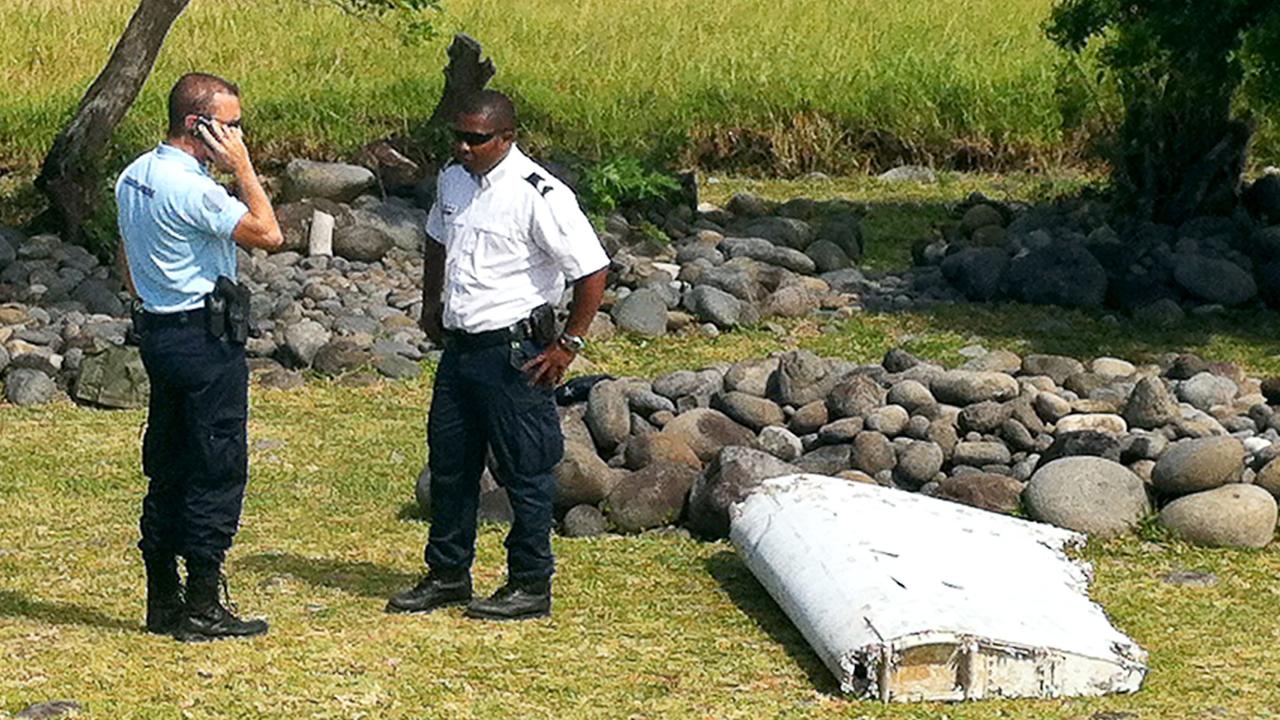 Debris from doomed flight MH370 washed ashore off Reunion Island. Picture AFP / Yannick Pitou