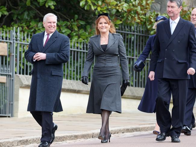 Prince Andrew and his daughters are expected to attend the Easter service and his ex-wife Sarah Ferguson may even make an appearance. Picture: Getty Images