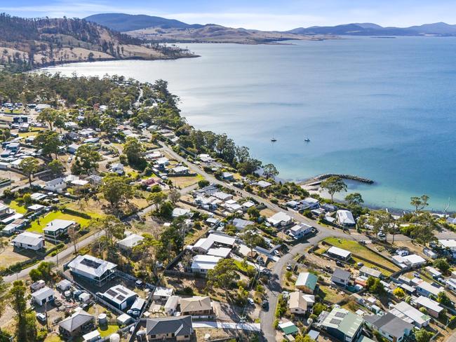 The greater Hobart suburb with the largest 2019 to 2024 median price growth result was Primrose Sands, 92 per cent.  Picture: Supplied