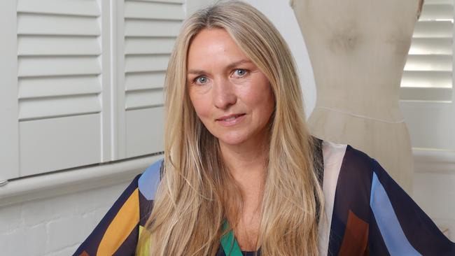 Fashion designer Collette Dinnigan was caught up in the collapse of Unique Estates when the five per cent deposit from the sale of her home went unaccounted for. Picture: David Swift.