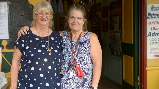 Dianne Herbener, president and Gwen Scott, treasurer of the Mount Morgan Historical Museum.