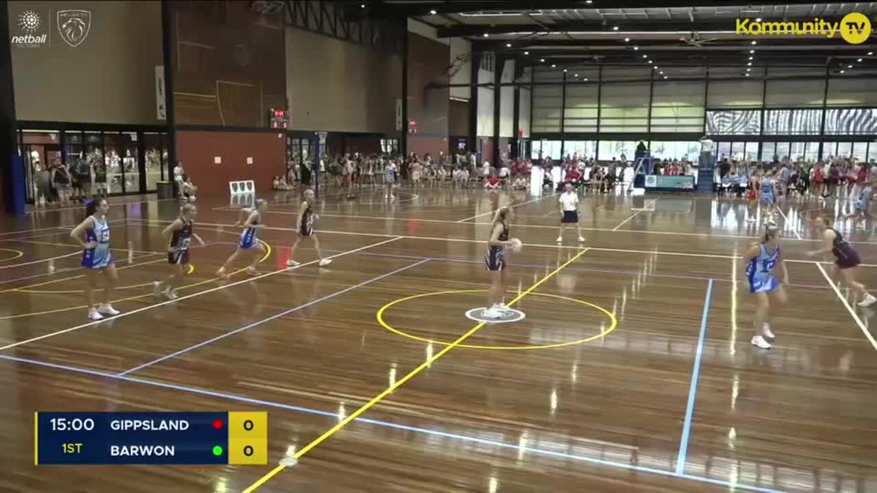 Replay: Gippsland v Barwon (Open)—2025 Netball Victoria State Titles Day 2