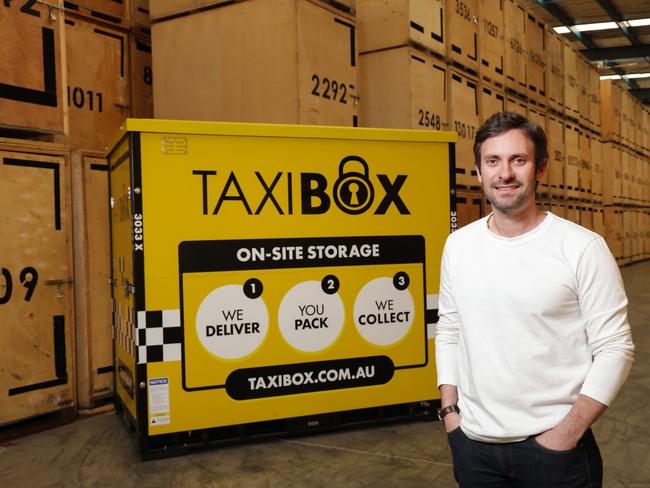 Ben Cohn is the founder of the nation's second-biggest self storage firm Taxi Box. Picture: Ian Currie/NCA NewsWire