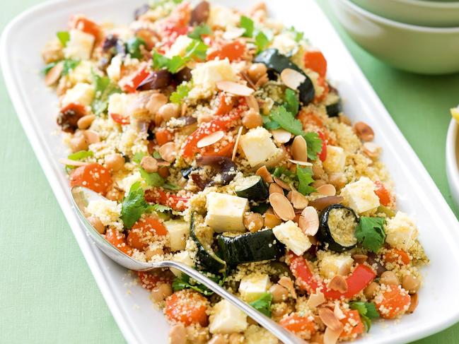 Chickpea couscous.