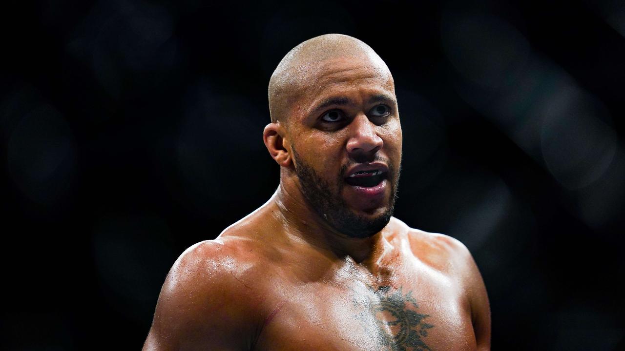 Ciryl Gane became the first French-born fighter to hold a UFC title. Photo: Alex Bierens de Haan/Getty Images /AFP