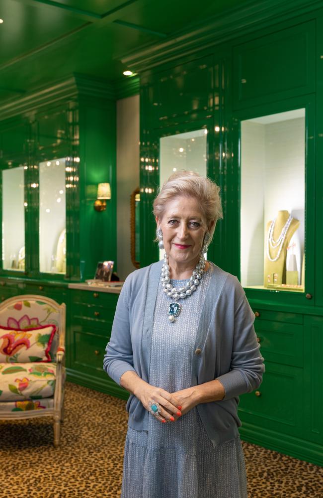 Jeweller Margot McKinney in her store. Picture: David Kelly