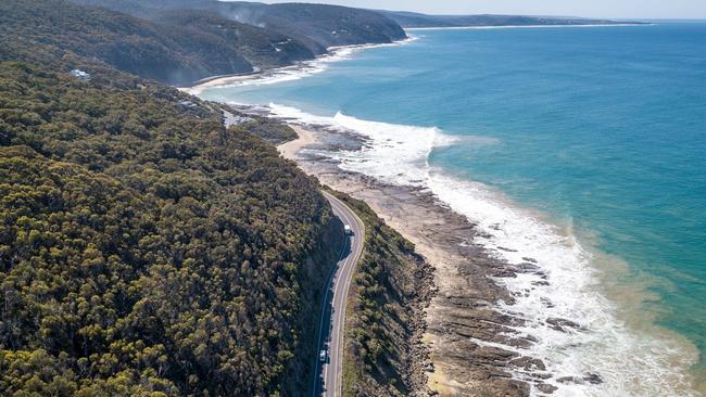 Views along the Great Ocean Rd. Picture: Jake Nowakowski