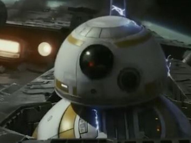 BB-8 is a scene from Star Wars: The Last Jedi. Picture: Supplied