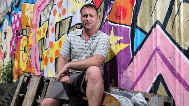 News Corp Australia journalist Luke Williams became addicted to methamphetamine when he was in his early 30s, researching for a book. Picture: Brendan Radke