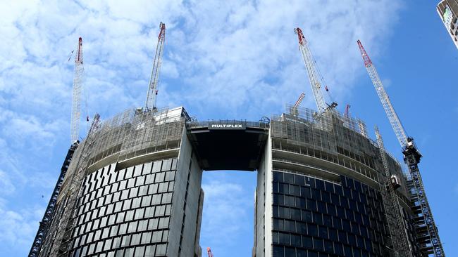 The new Queens Wharf development which will also house the Star Casino. Picture: David Clark