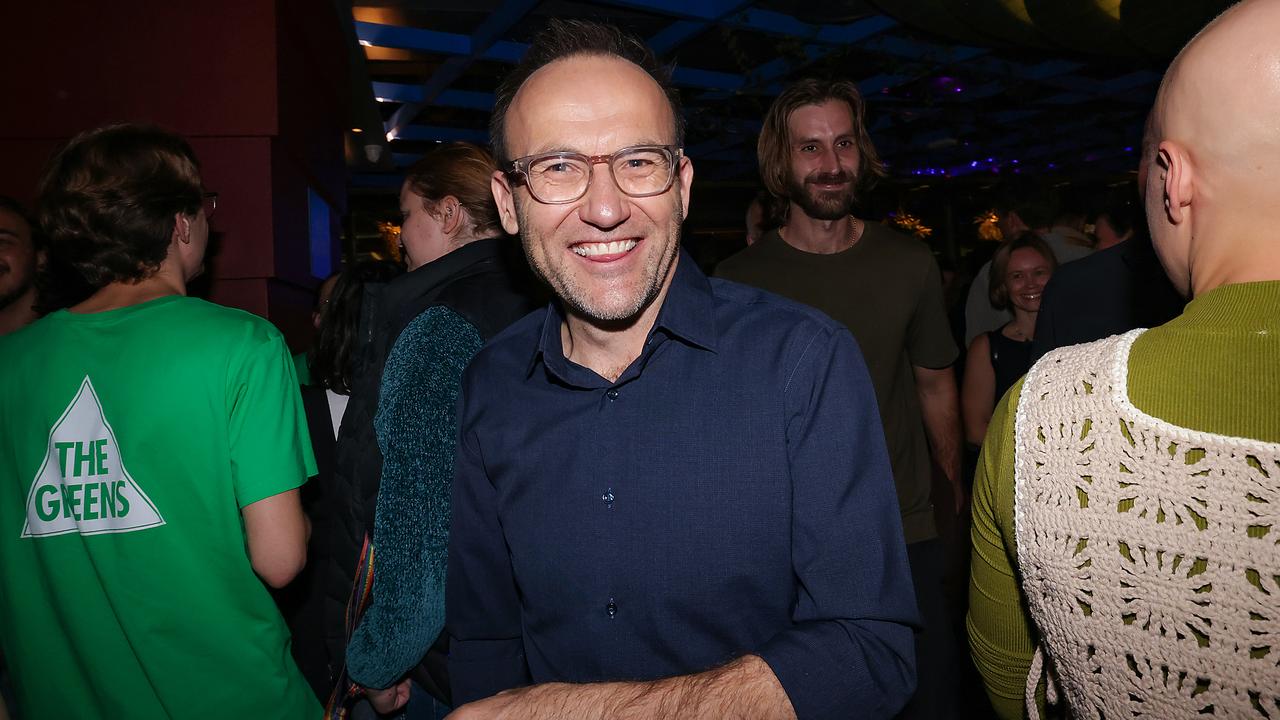 Pollsters say the Greens, led by Adam Bandt, were seen as wreckers during the Albanese Government’s first term. Picture: NewsWire/Ian Currie