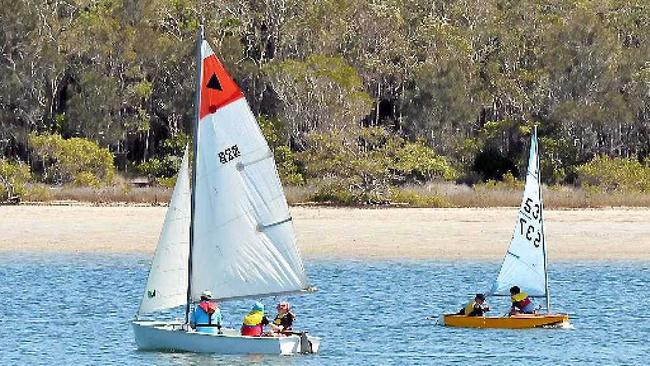 BEAUTIFUL BAY: Les Cravigan says a bridge, or at least a faster land link between Tin Can Bay and Rainbow Beach is essential to the area’s future. Picture: Craig Warhurst