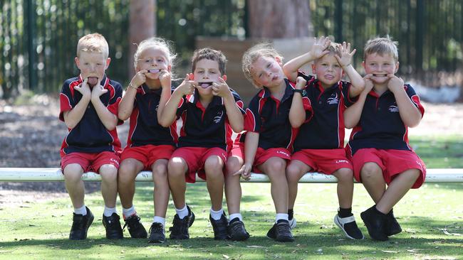 Kindy class K1N. Picture: Sue Graham