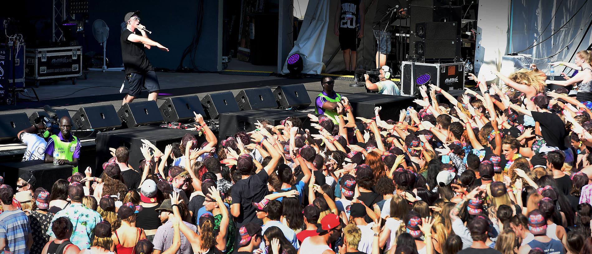 Thundamentals rock the crowd at BASSINTHEGRASS 2015