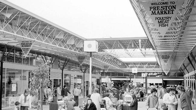 Shoppers at Preston Market, which celebrated its 50th birthday in 2020.