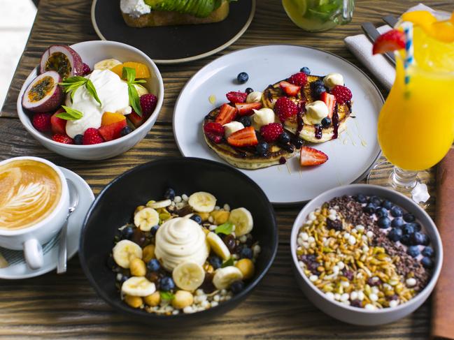 A spread of brunch options once available at Upper East Side Bondi.