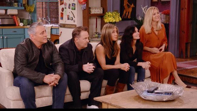 The gang reunited for the special. Picture: BINGE