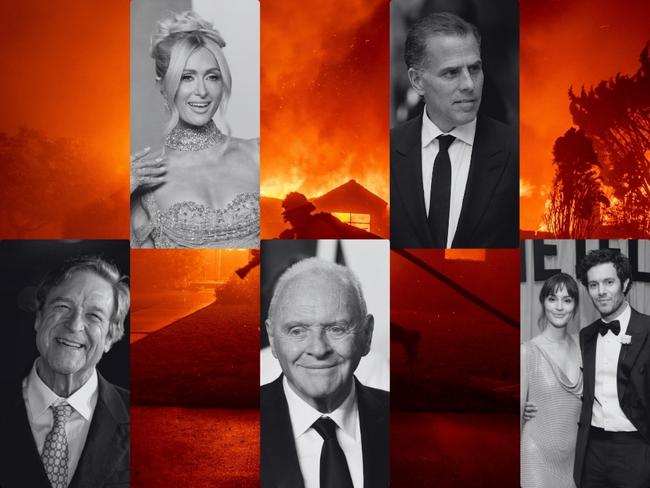 John Goodman, Paris Hilton, Anthony Hopkins, Hunter Biden, Adam Brody and Leighton Meester are among celebrities who have lost their homes in the California wildfire blaze.