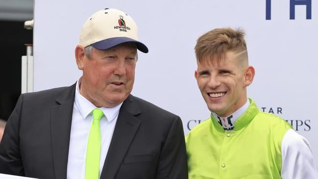 Trainer Gary Colvin (left) prepares Kappy’s Angel who can bounce back to winning form on Thursday. Picture: Getty Images