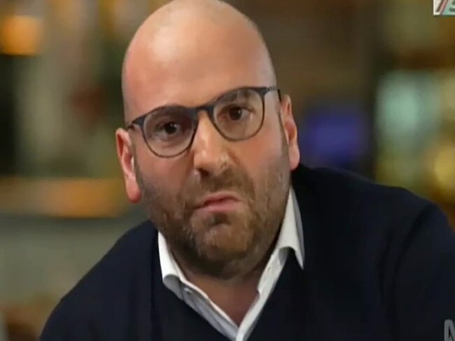 George Calombaris on ABC’s 7.30 after MAdE was caught. Source: ABC