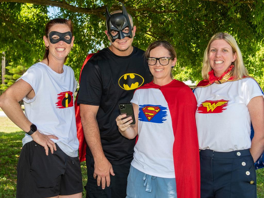 Michelle Smith, Simon Currie, Renae Currie and Amanda Peno at CSI Mackay CBD.Picture: Michaela Harlow