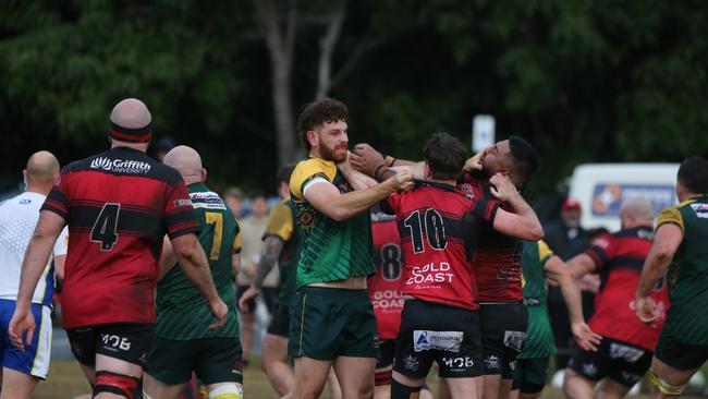 Griffith University Colleges Knights v Surfers Paradise Dolphins faced off in the 2022 GCDRU first grade grand final. Picture: Mike Batterham