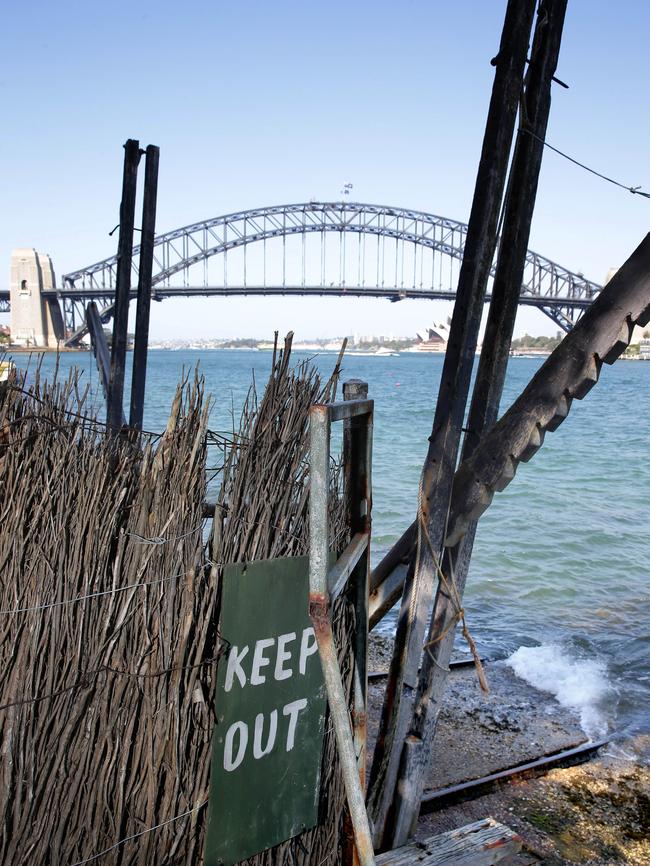 The property has a spectacular view of the Harbour Bridge and Opera House. Picture: Adam Ward