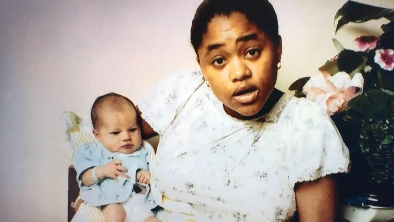 Doria Ragland and a baby Meghan. Picture: Channel 5