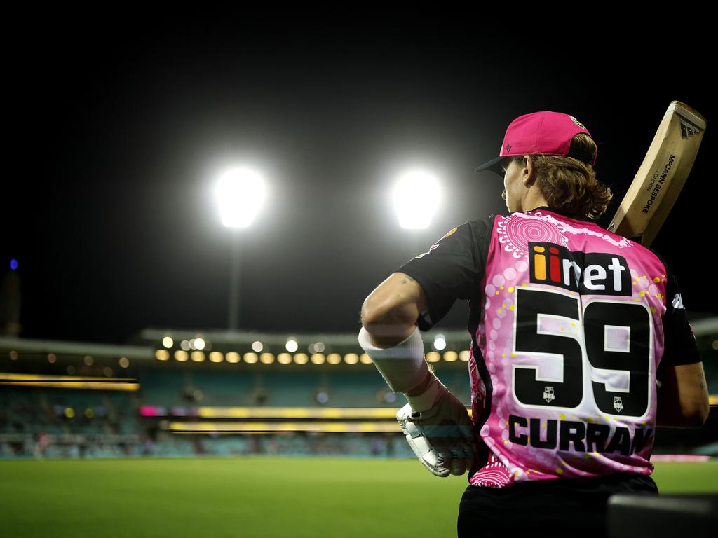 English all-rounder Tom Curran. Picture: Phil Hillyard