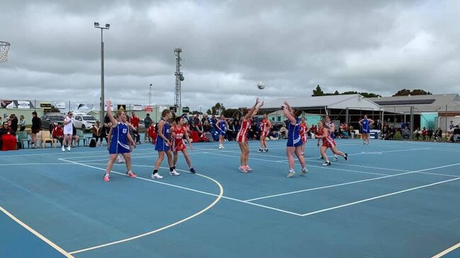 Action shot of Yorke Peninsula Netball League teams in 2019. The association has cancelled all of its competitions for 2020 amid the COVID-19 pandemic. Picture: Supplied, Facebook