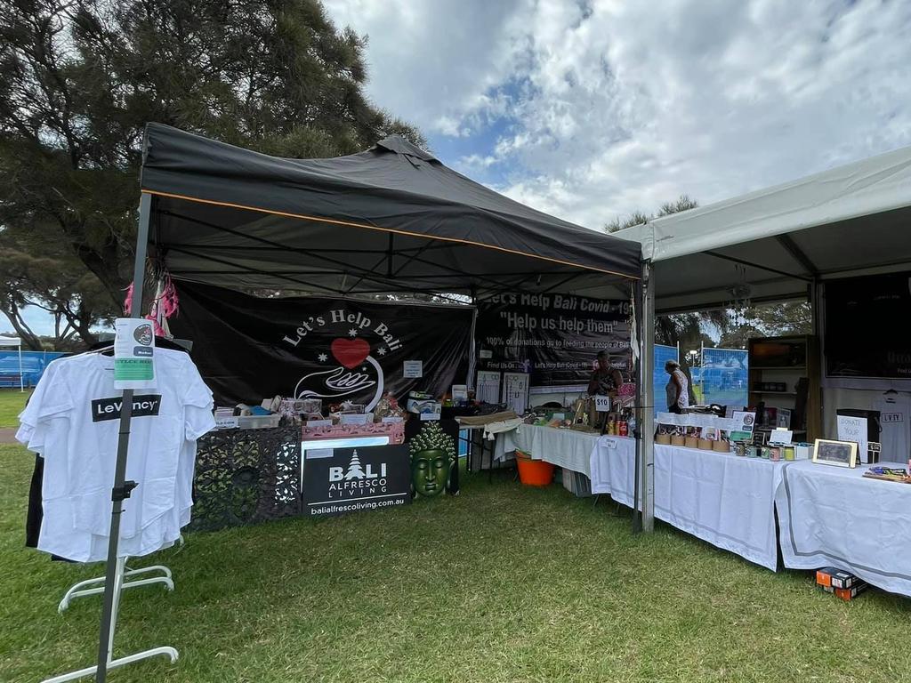 A stall at Bali Fest.