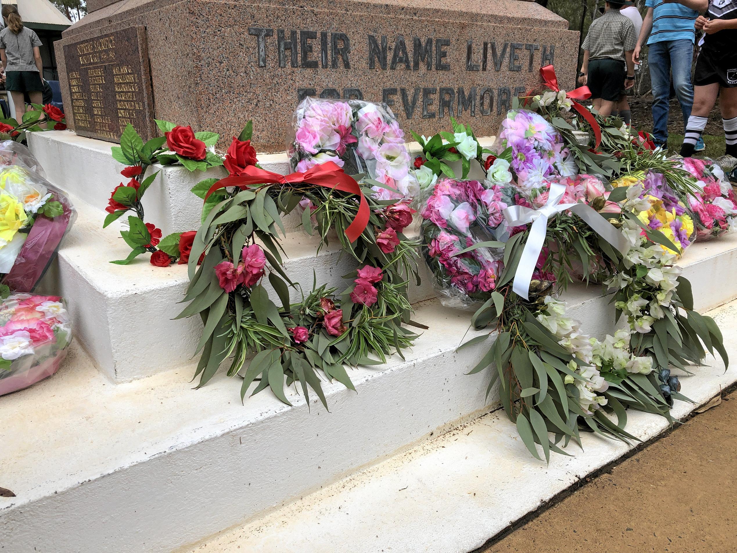 Mitchell Anzac Day march and service. Picture: Jorja McDonnell