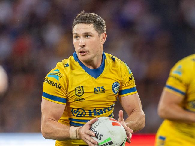 Mitch Moses still has to get through the Bulldogs game. Picture: Thomas Lisson