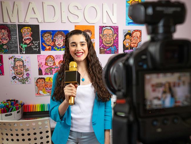 Junior Journalist of the Year (Secondary), Madison Riquelme. Picture: Mark Stewart