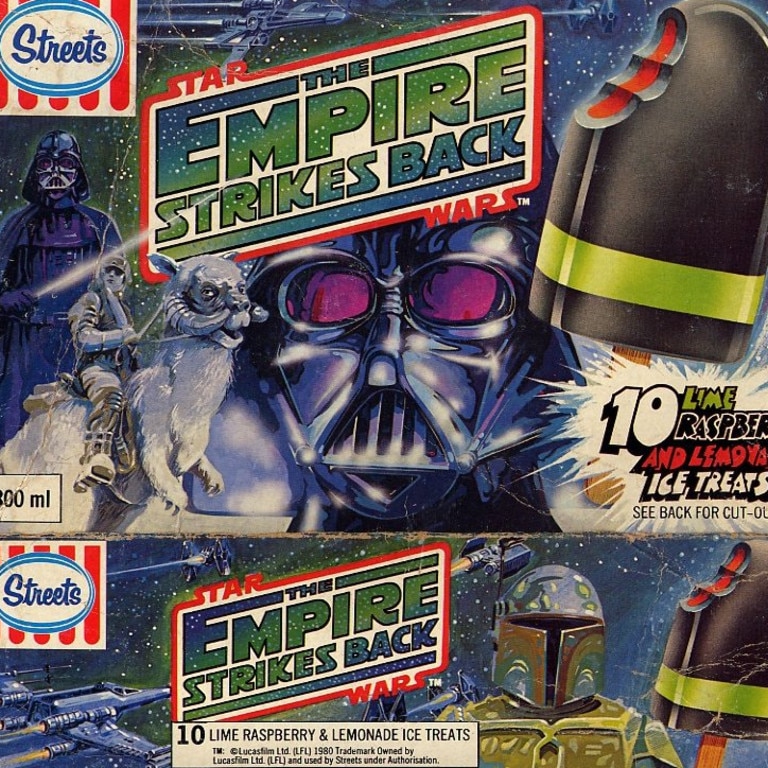 Star Wars: The Empire Strikes Back ice blocks from the early '80s. Picture: Star Wars Collectors Archive