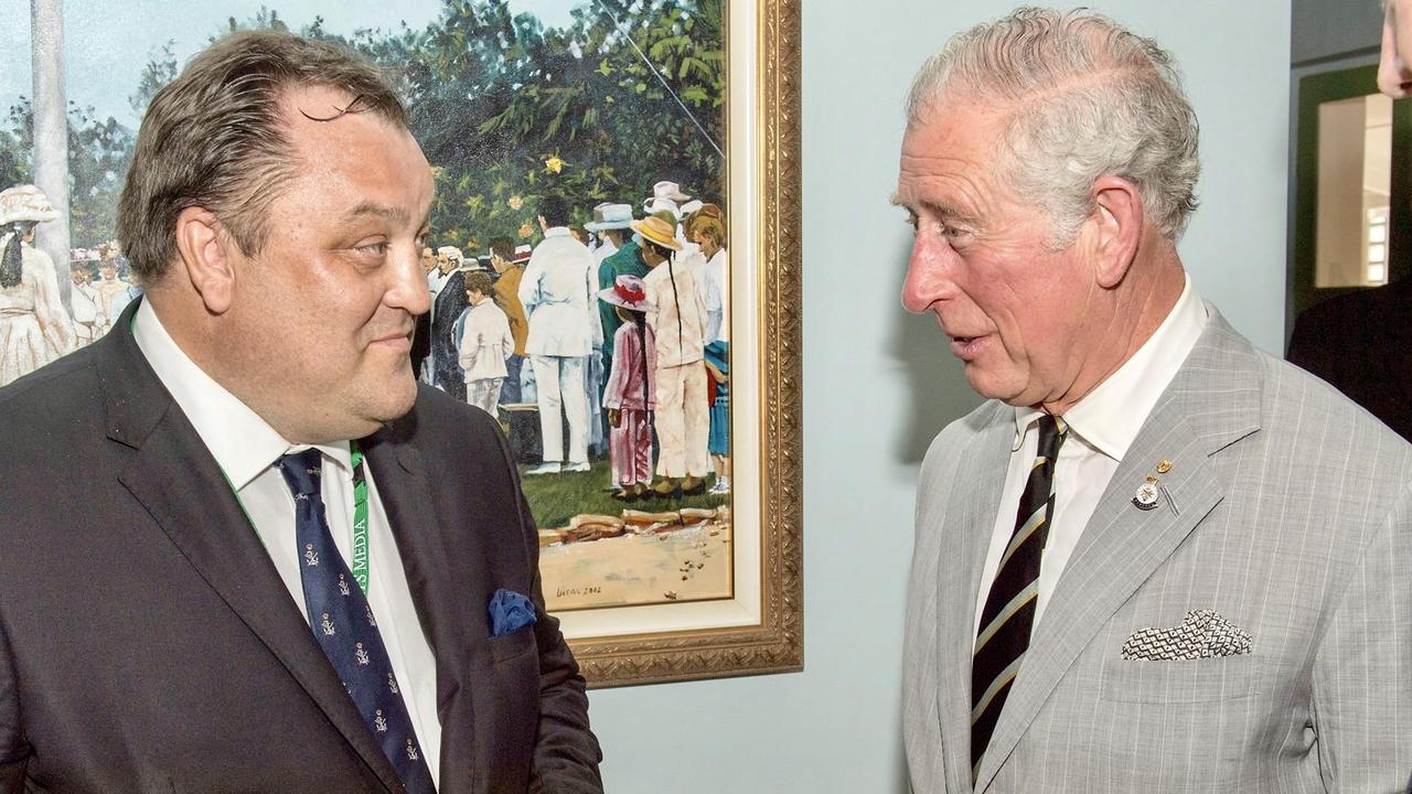 King Charles tells author Robert Jobson that he’s “in it for the long term,” at a reception in Darwin at government house, 2018.