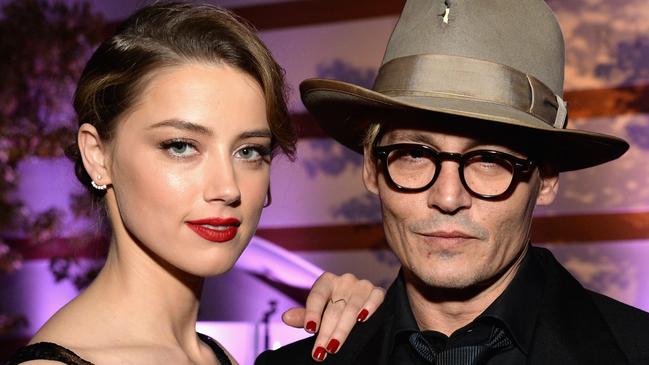 Heard and Depp in 2014. Picture: Getty Images