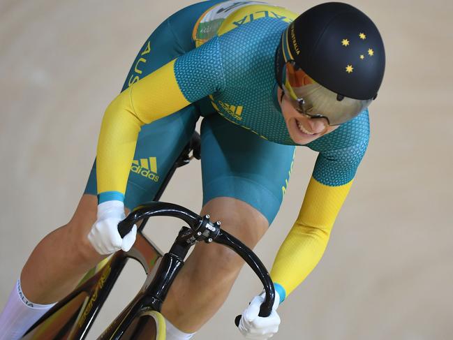 Annette Edmondson won bronze in the women’s omnium at the 2012 London Games.