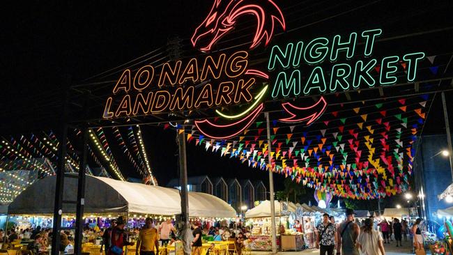 The vibrant Landmark Night Market.