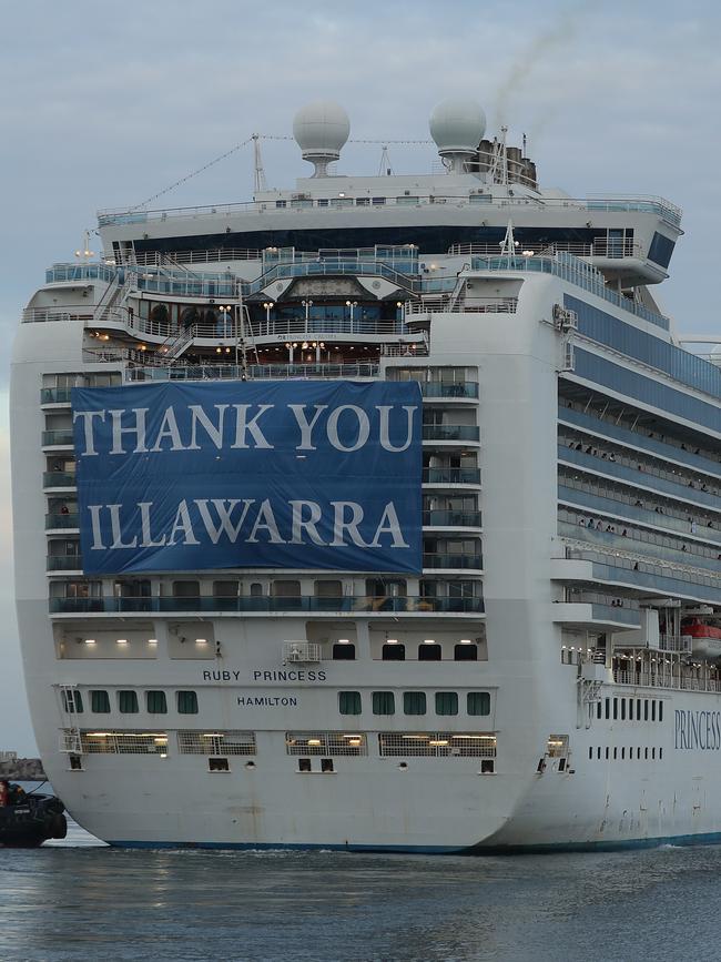 The Ruby Princess was the centre of Australia’s deadliest coronavirus outbreak.