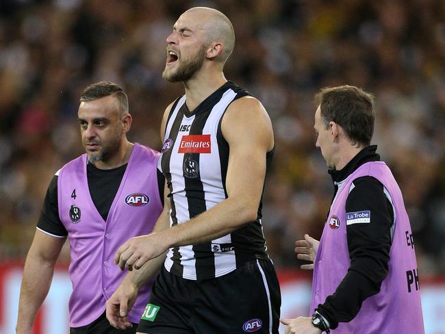 Ben Reid will miss another month after having surgery on both knees. Picture: AAP