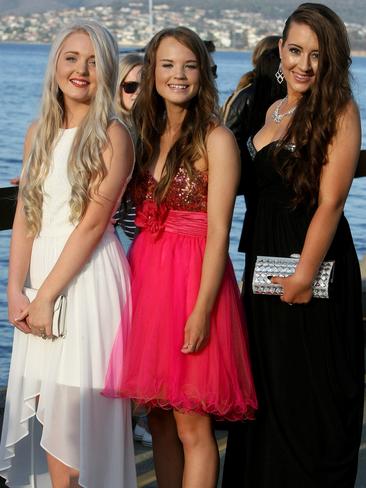 From left, Taylor Young, Nicole Netherton and Emily Pregnell.