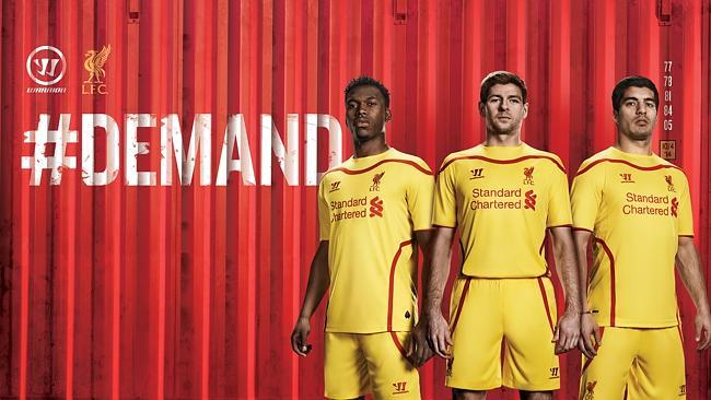 Liverpool’s new away kit.